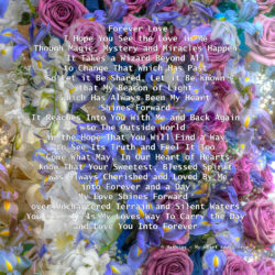 Pink-Purple-White-Colage-signed-Forever-Love-Poem Pink-Purple-White-Colage-signed-Forever-Love-Poem